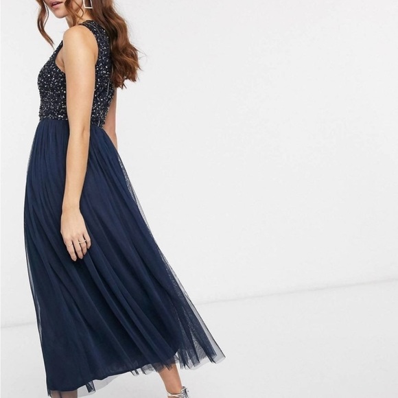 ASOS Maya Formal Dress - Navy - Picture 2 of 6